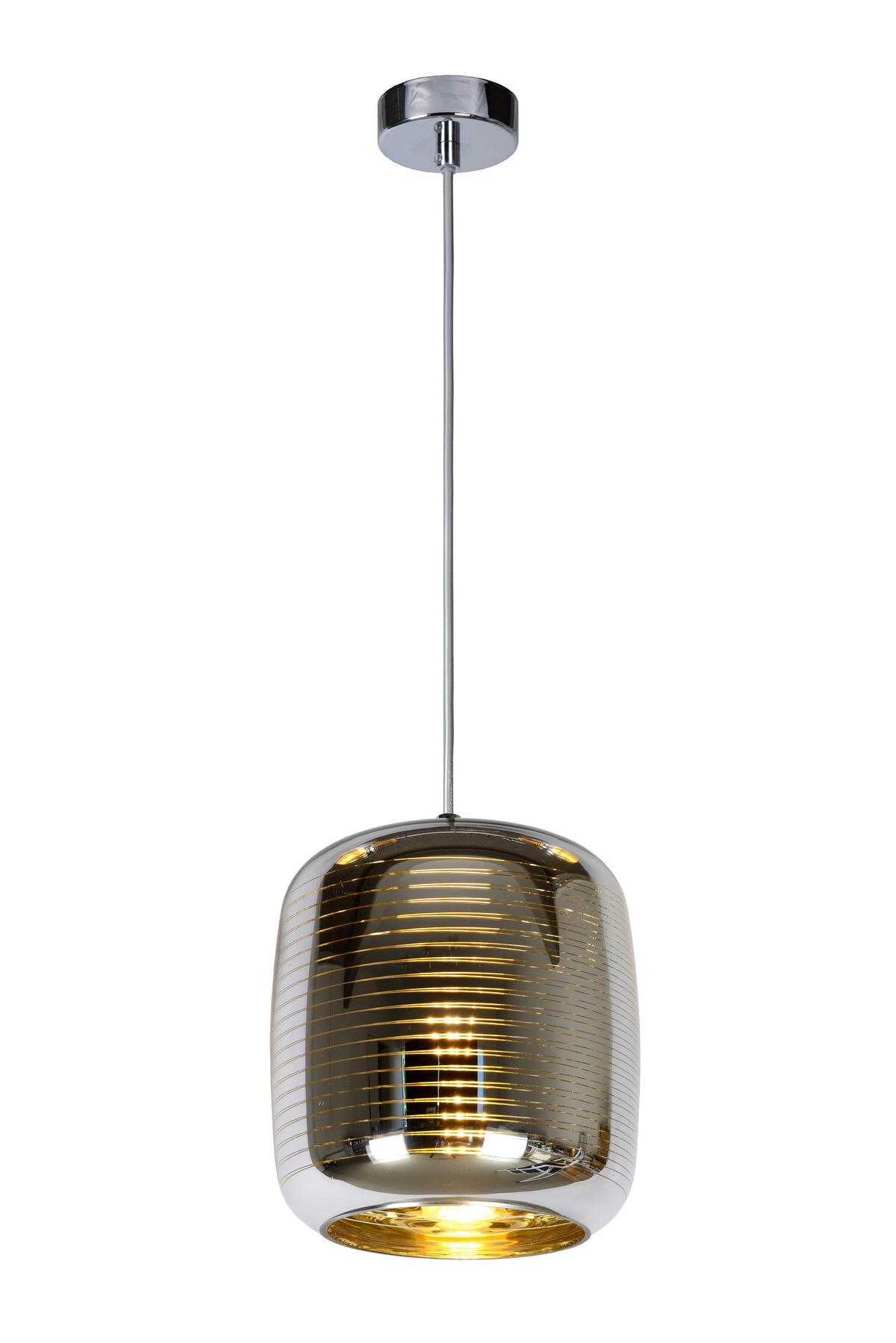 LAMPA WISZĄCA 70483/01/11 ERYN - kolor chromowy, Design, szkło (20/20/157cm) - Lucide