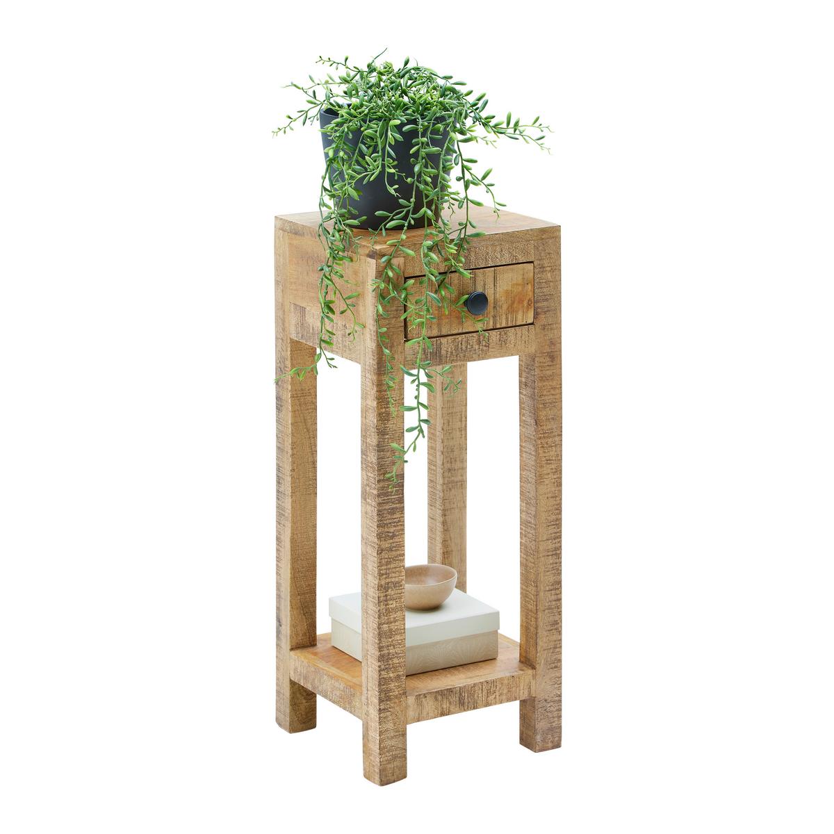 Stolić Za Cvijeće Everest -Exklusiv - prirodne boje, Natur, drvo (30/75/30cm) - Zandiara