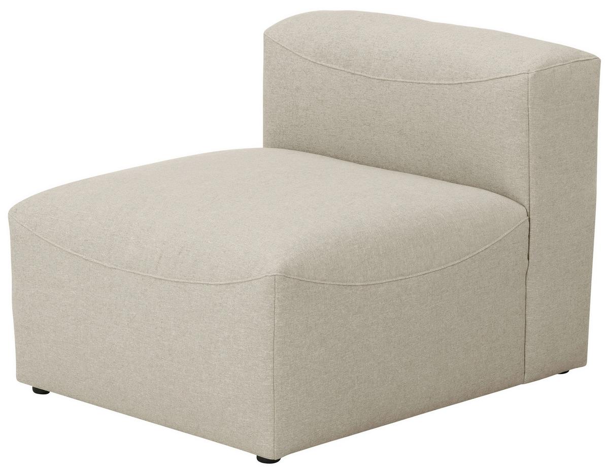 SOFAELEMENT LENA - Creme, Design, Kunststoff/Textil (75/73/100cm) - Max Winzer