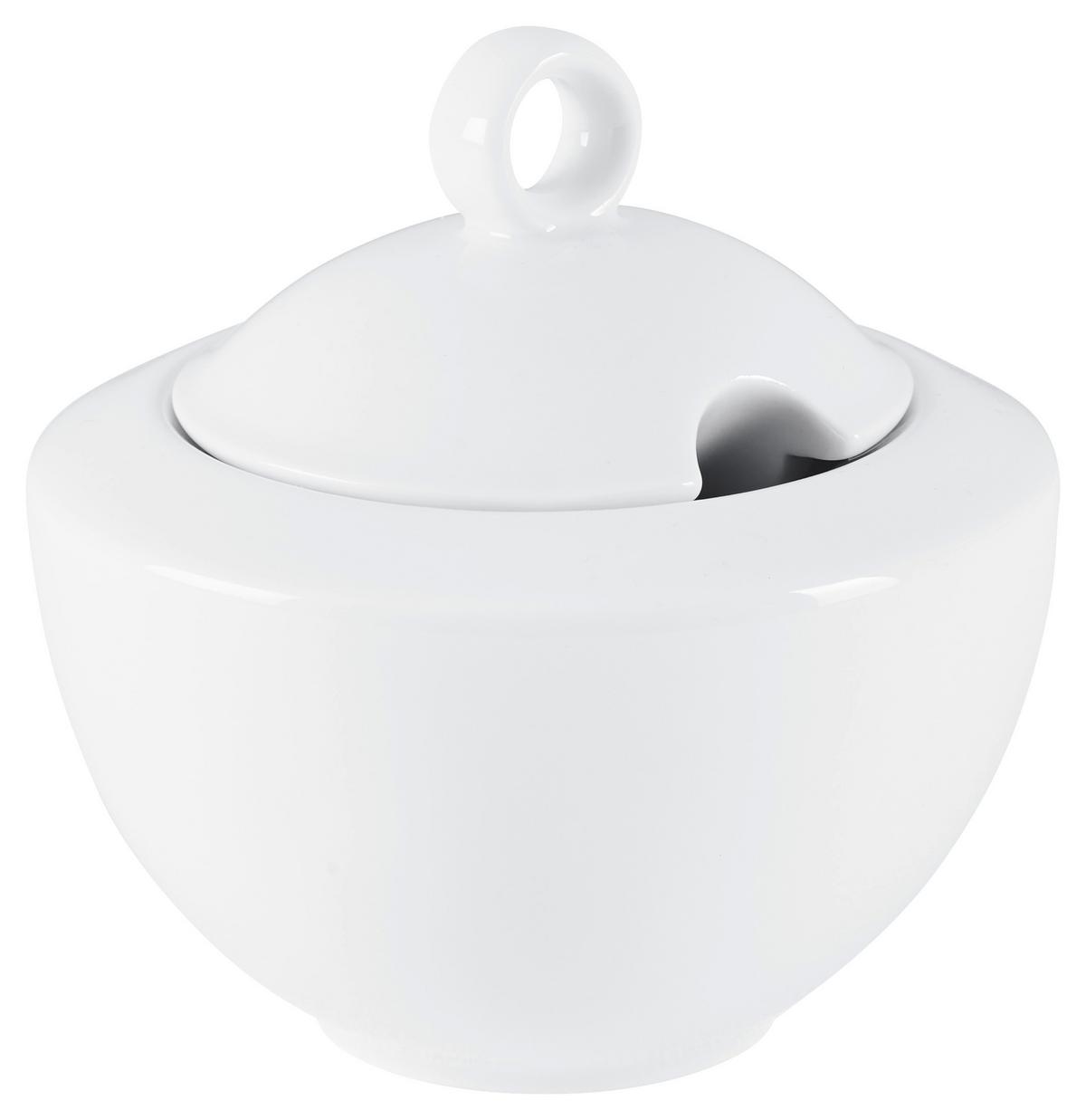 SERWIS OBIADOWO-ŚNIADANIOWY KAPRUN - biały, Basics, ceramika - Seltmann Weiden