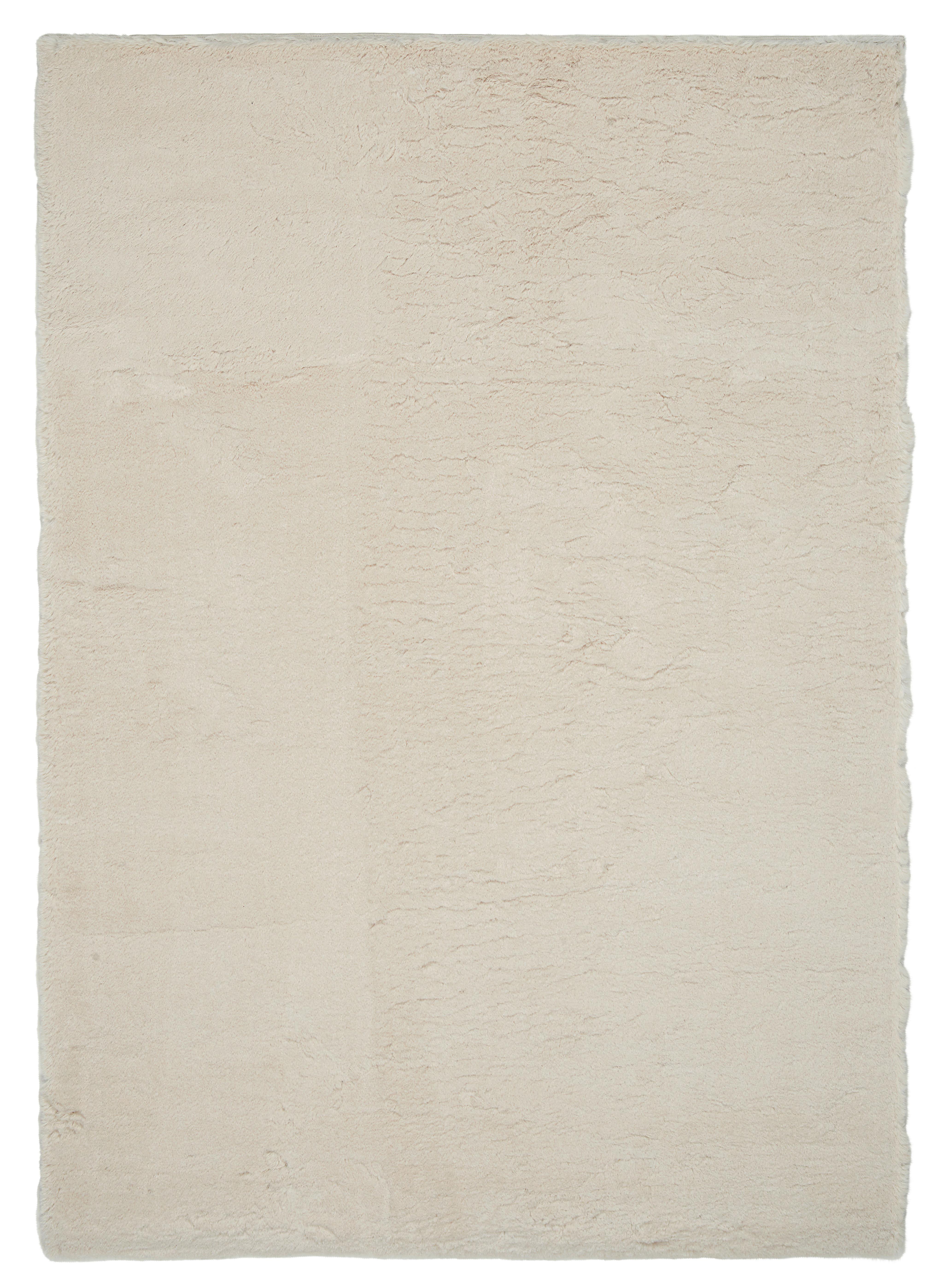 Tkana Preproga Fuzzy 1 - krem barve, Moderno, tekstil (80/150cm) - Mömax