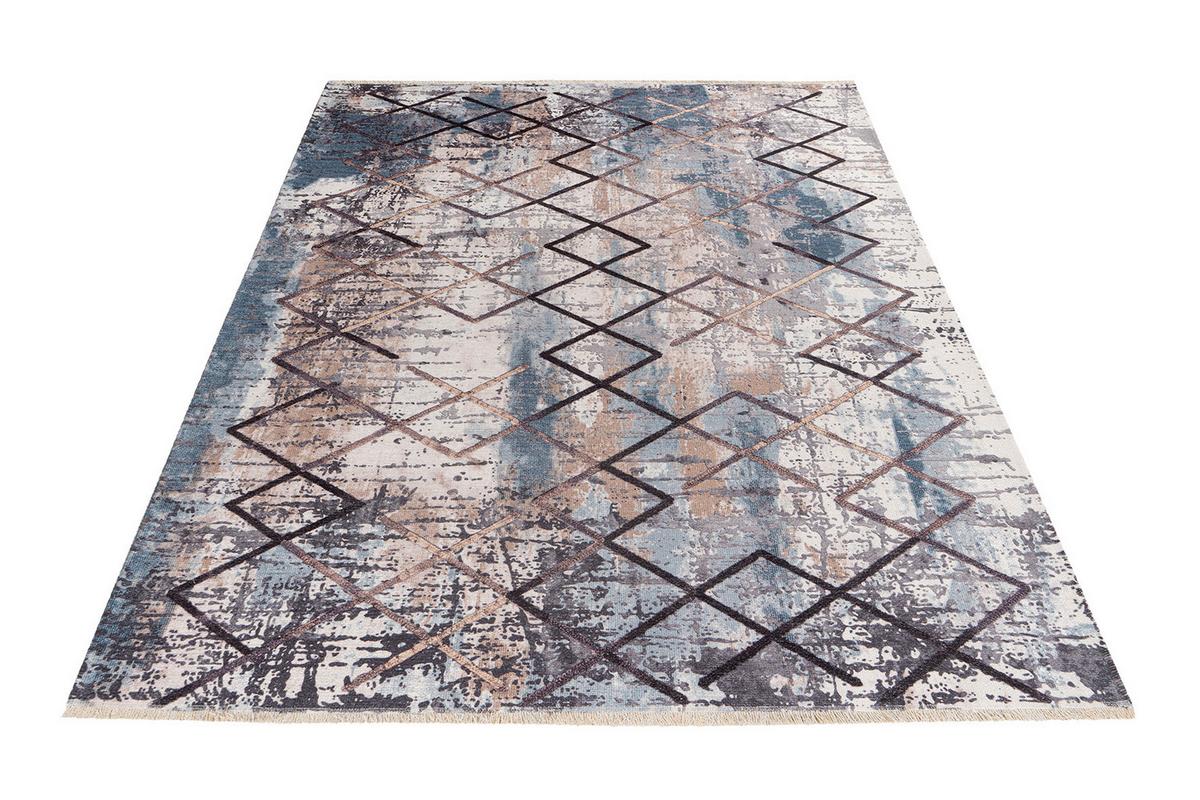 Flachwebeteppich My Valencia Multicolor ca. 200x290cm - Multicolor, Design, Textil (200/290cm) - Obsession