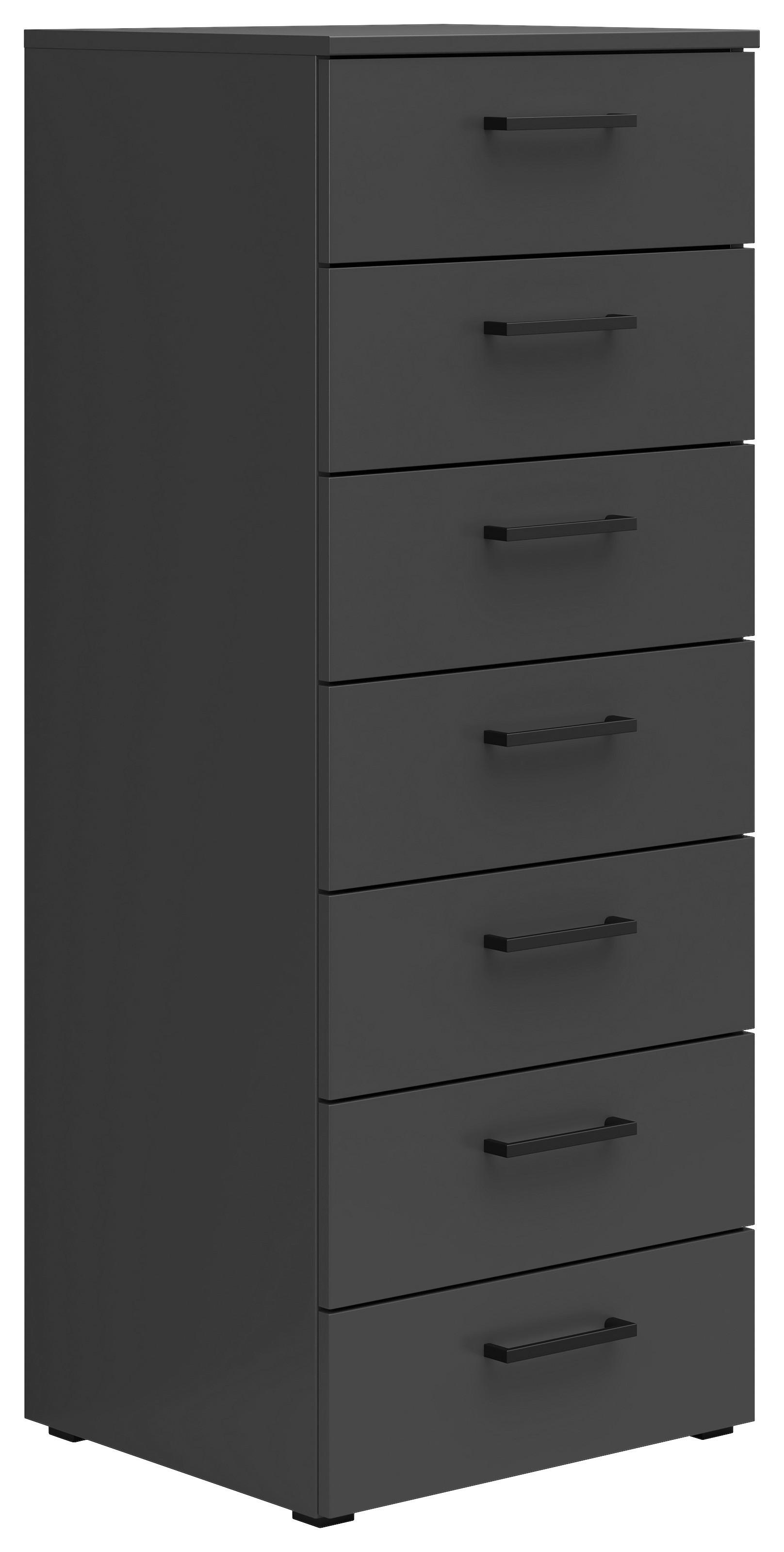 Comodă MULTI - grafit, Modern, material pe bază de lemn (45/115/40cm) - Modern Living