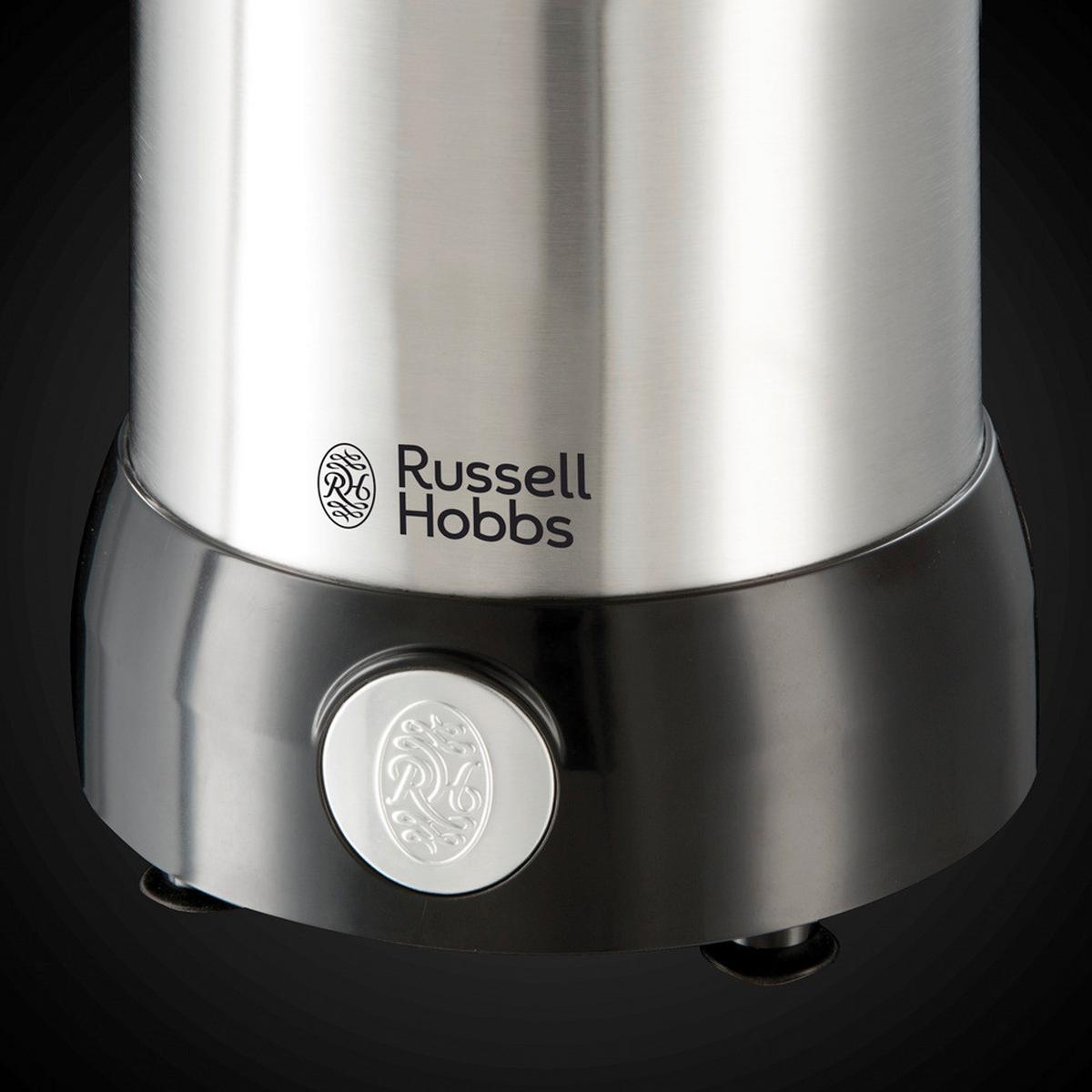BLENDER KIELICHOWY SMOOTHIE-MAKER NUTRI BOOST - kolor stalowy/czarny, Basics, tworzywo sztuczne (15/34,5/15cm) - Russell Hobbs