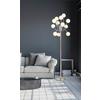 LED-GOLVLAMPA CALVIN - opal/nickelfärgad, Basics, metall/glas (62/200cm)