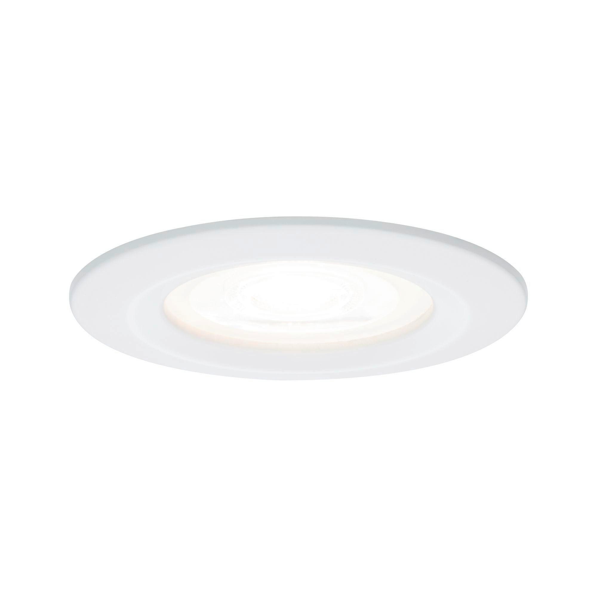 Deckenleuchte Nova in Weiß/Alufarben max. 6,5 W - Alufarben/Weiß, Basics, Metall (7,8cm) - Paulmann
