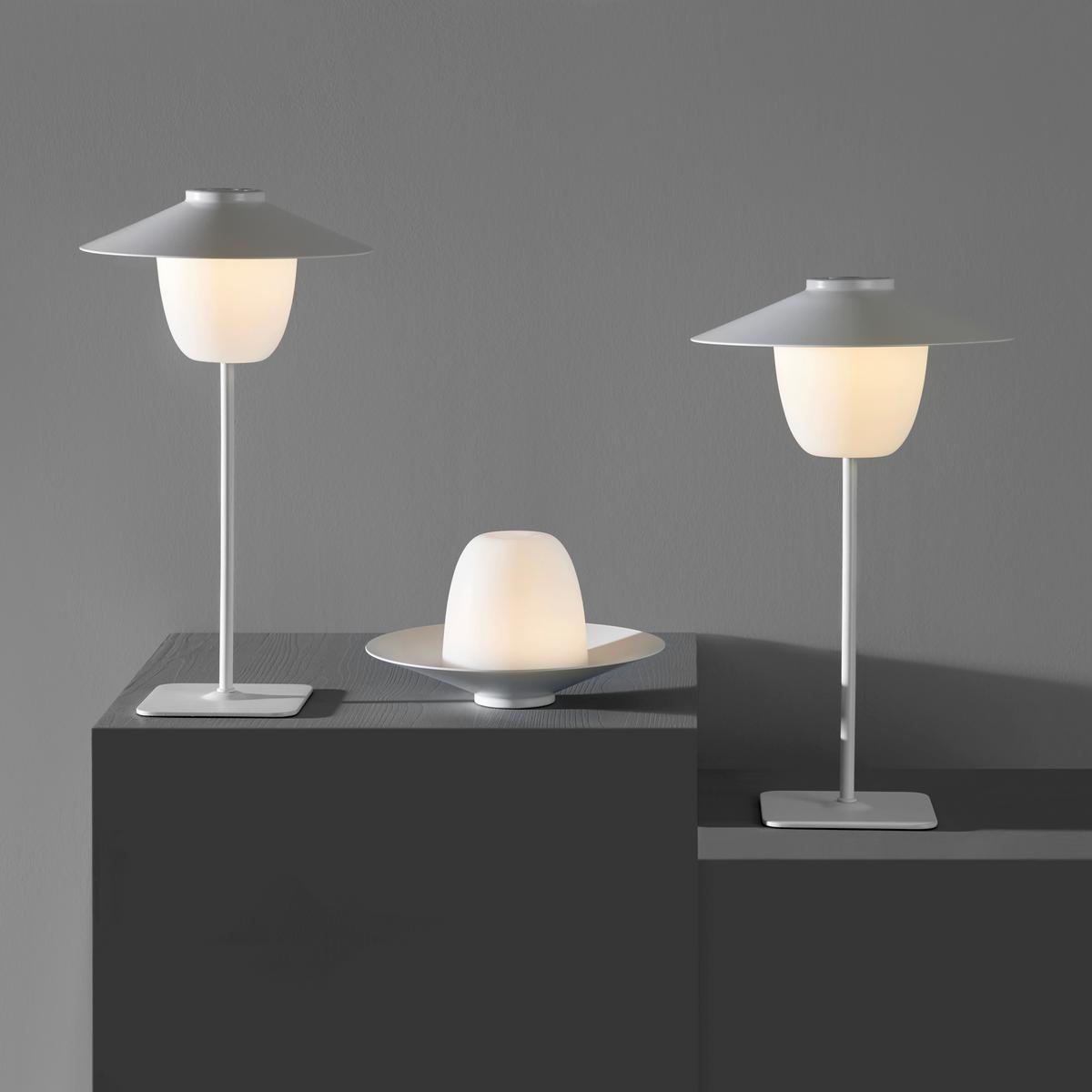 Led Kültéri Lámpa Multi - fehér, Romantik / Landhaus, műanyag/fém (22/36,6cm) - Modern Living