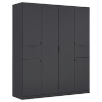 Ormar S Klasičnim Vratima Ticao - siva, Moderno, drvni materijal/metal (181/210/54cm) - Modern Living