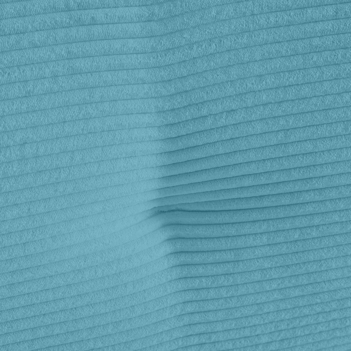 Wohnlandschaft Seattle Blau - Blau/Schwarz, MODERN, Holzwerkstoff/Textil (196/301cm) - Premium Living