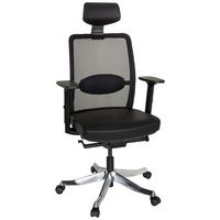 Pisarniški Stol Senator Pro, Črna - črna, Moderno, kovina/umetna masa (68/138/60cm) - MID.YOU