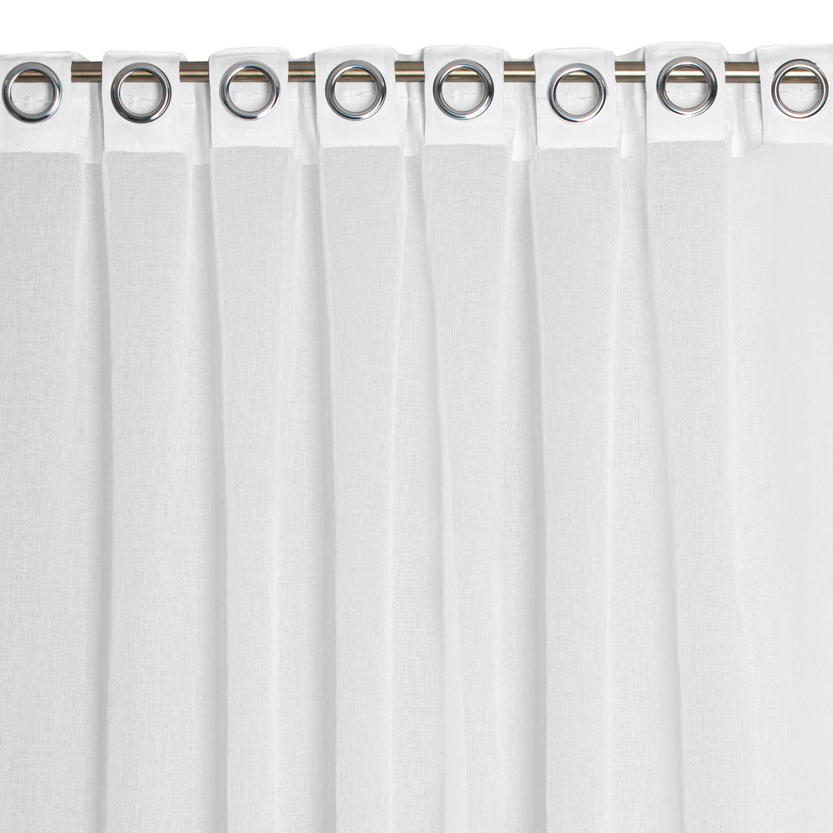 ZASŁONA GOTOWA 0161010 3 IN 1 LIM-HOME BLANC - biały, Basics, tkanina (280/240cm)