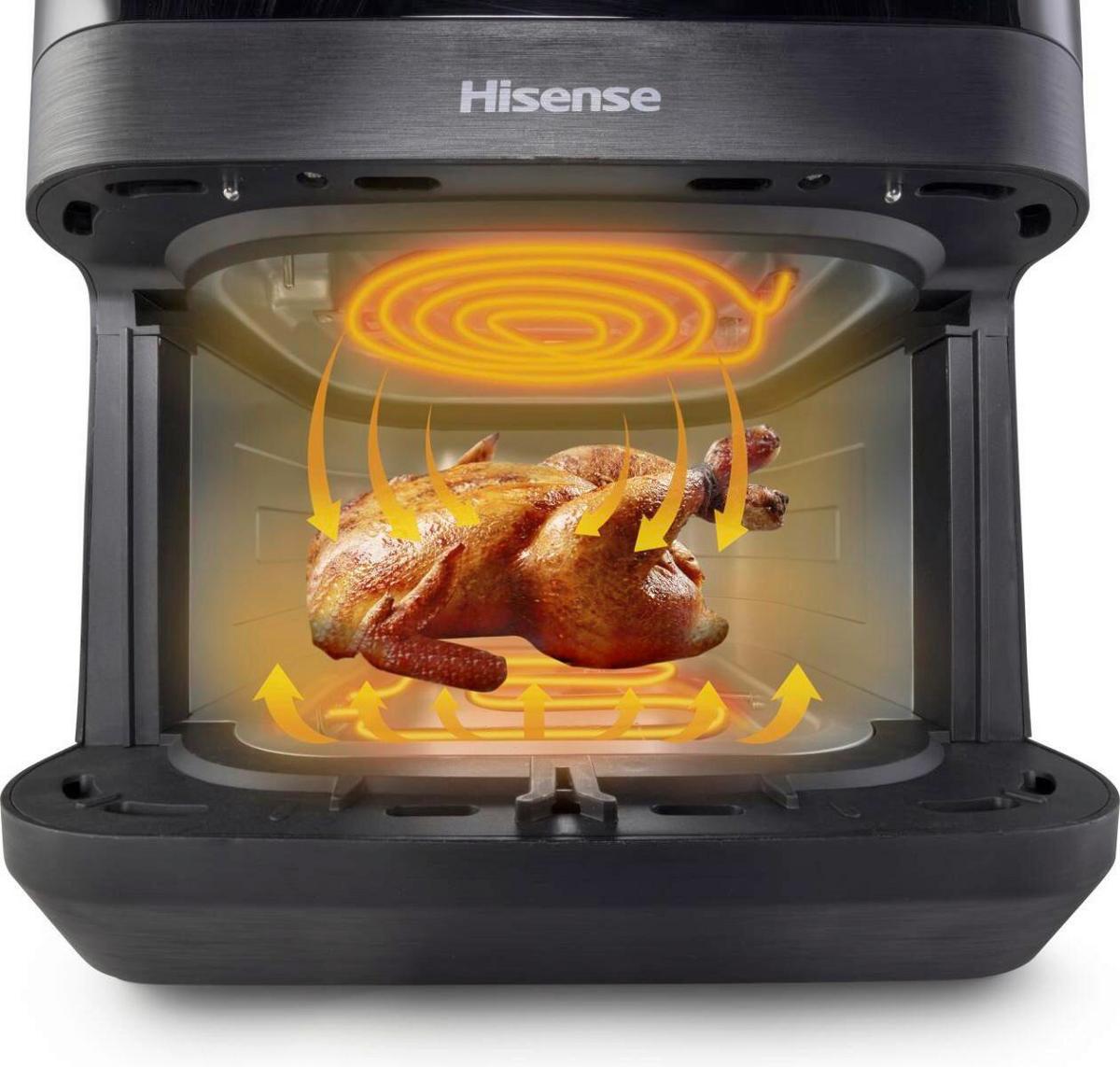 Heissluftfritteuse Haf2100dcd - Schwarz, Trend (31/40/35cm) - Hisense