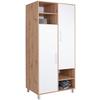Ormar Za Odjeću Box - bijela/hrast Artisan, Moderno, drvni materijal/plastika (98/205/55cm) - Modern Living