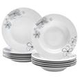 Serviciu De Masă ''kerstin'' - Alb/Albastru, Konventionell, Ceramică - Based Serviciu De Masă ''kerstin'' - Alb/Albastru, Konventionell, Ceramică - Based