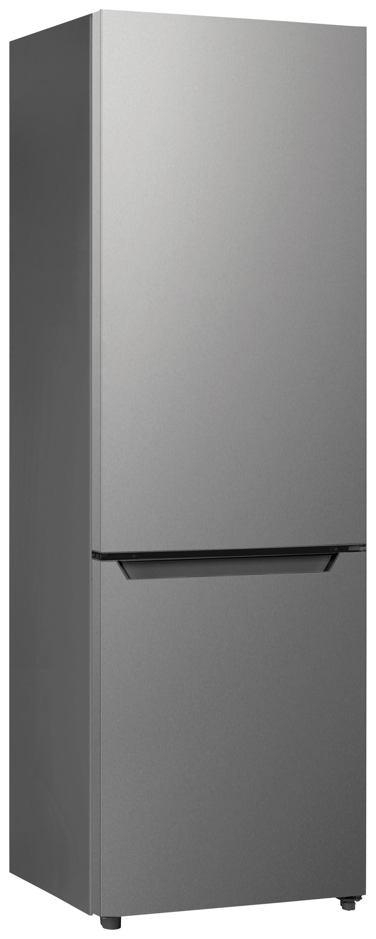 Kühl-Gefrier-Kombination Respekta Gotland Silber - Silberfarben, Basics, Glas/Kunststoff (54/176/55cm) - Respekta