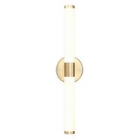 WANDLEUCHTE AXIS - Goldfarben, Trend, Kunststoff/Metall (3/35,6cm) - MAYTONI