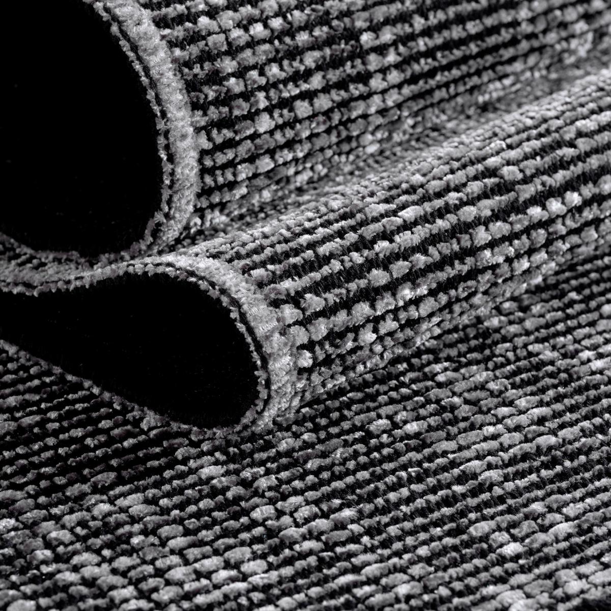 Ravno Tkana Preproga Space, Siva, 240x340cm - siva, Basics, tekstil (240/340cm) - Novel