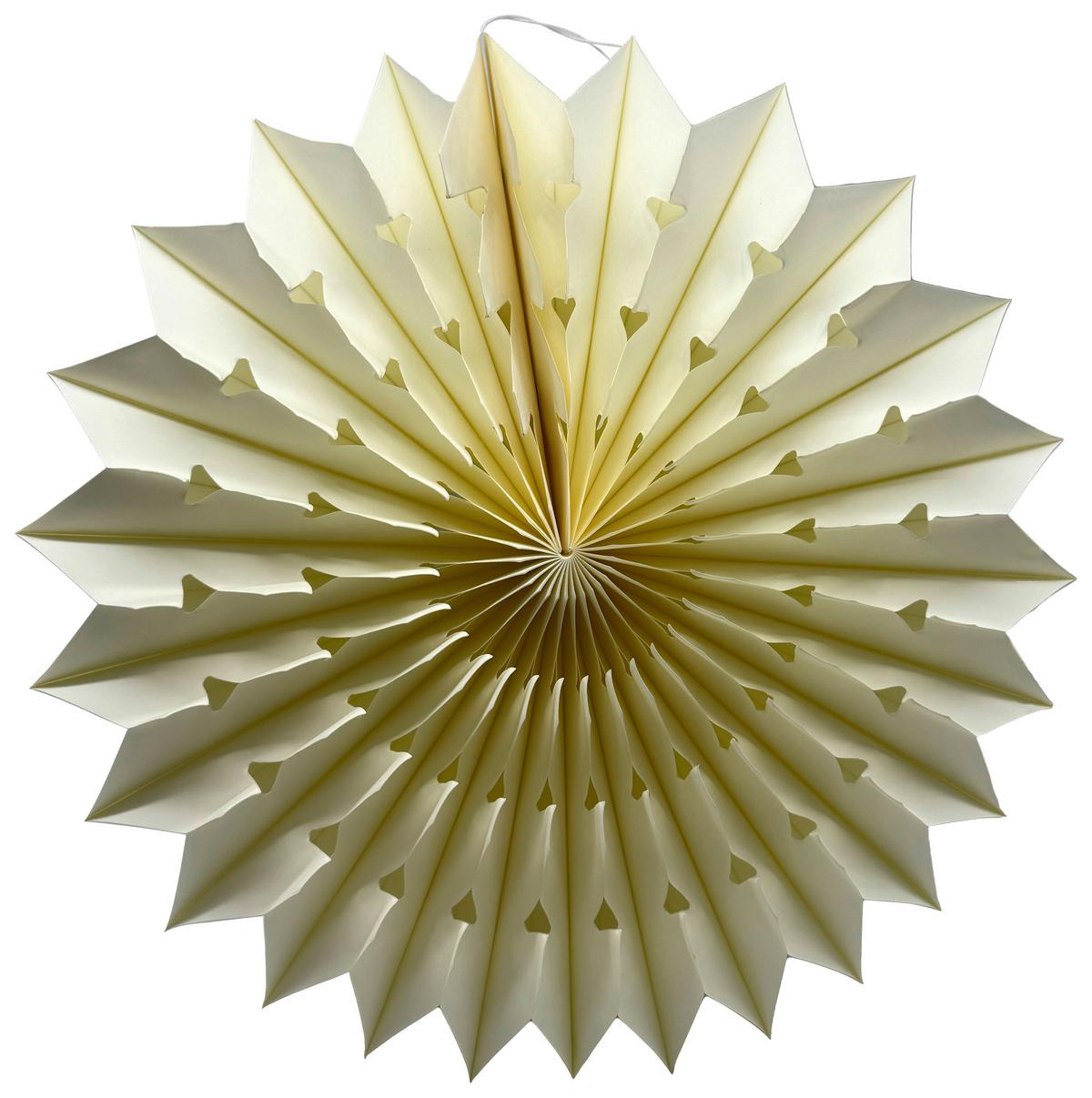 Dekostern Jolie Sandfarben Ø ca. 20cm - Sandfarben, KONVENTIONELL, Papier (20cm) - Mömax