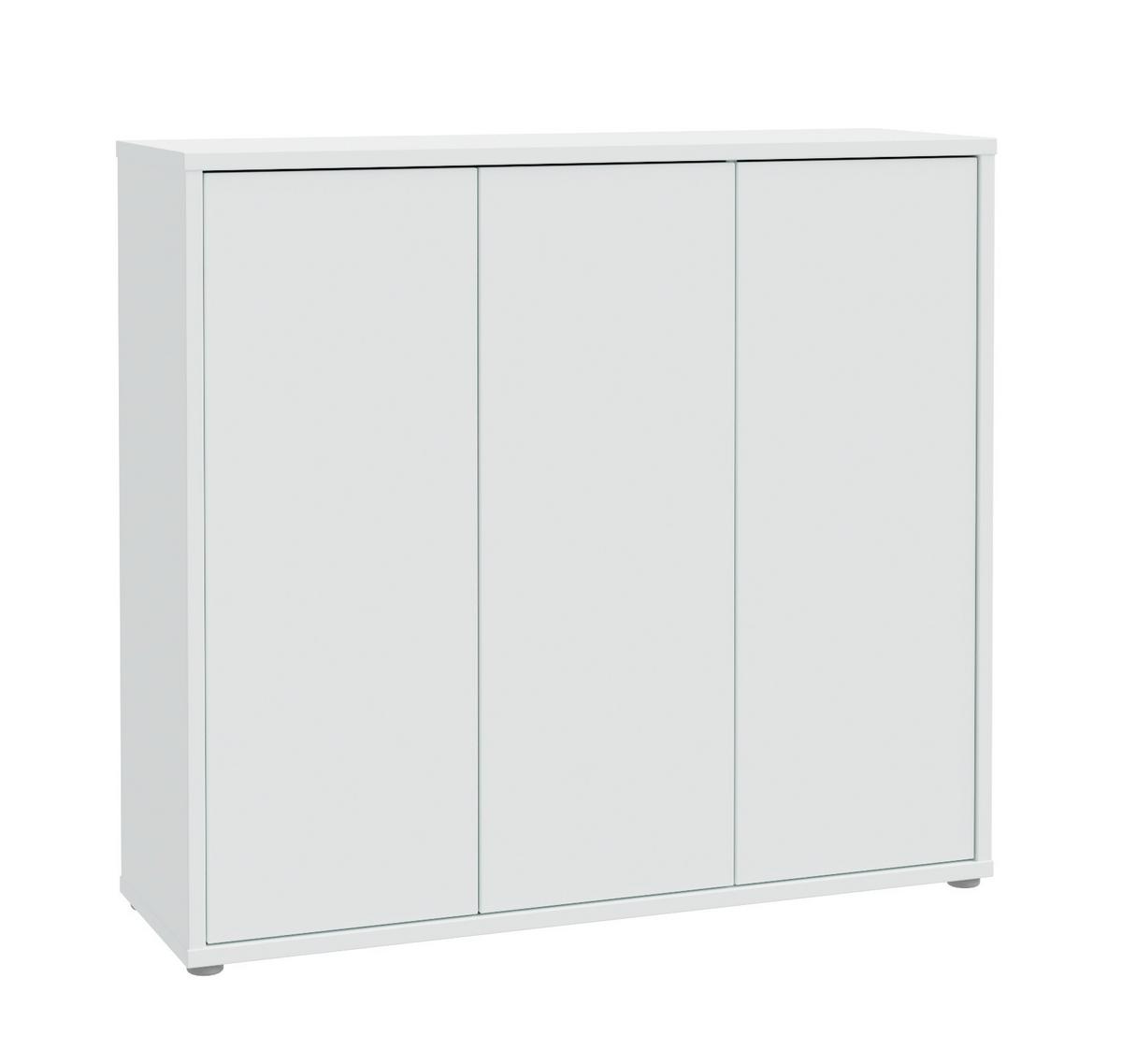 SZAFKA NA BUTY ALICE SPRINGS - jasnoszary/szary, Modern, materiał drewnopochodny (109,2/99,1/34,9cm) - Xora