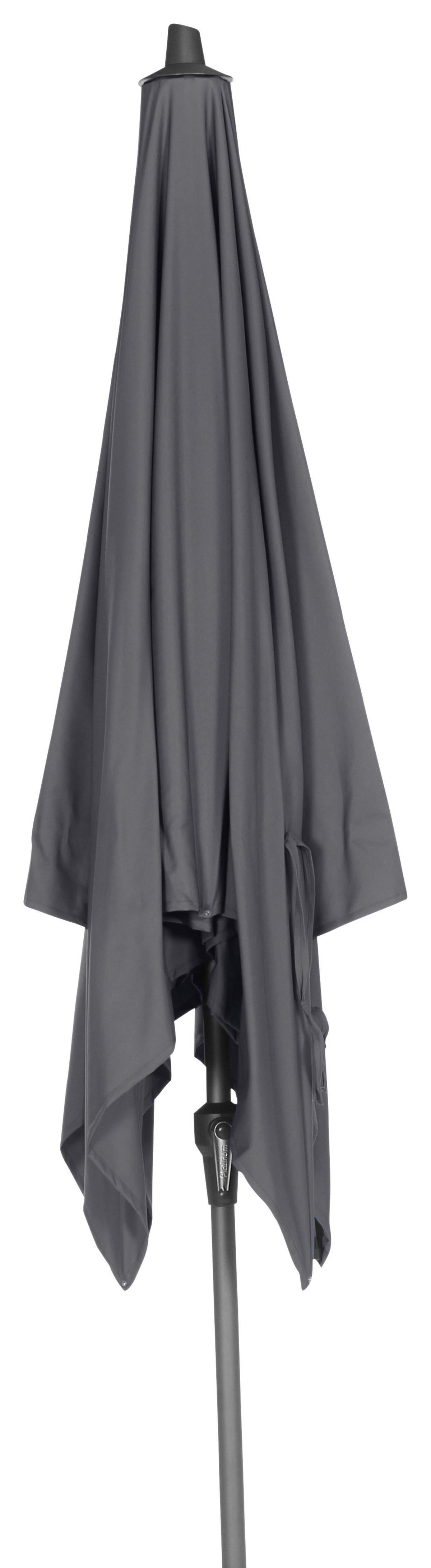 Sonnenschirm BHT: 250x258x250 cm, wetterbeständig, Anthrazit - Anthrazit, KONVENTIONELL, Textil/Metall (250/250cm) - Siena Garden