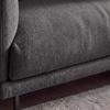 SOFFA CELINA - mörkgrå/svart, Modern, metall/trä (278/175cm) - Bessagi Home