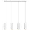 Hängeleuchte Robby max. 35 Watt - Weiß, Design, Metall (65/6/120cm) - Globo