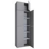 Aktenschrank Lona XXL Grau - Grau, MODERN, Holzwerkstoff (70/223/39cm) - MID.YOU