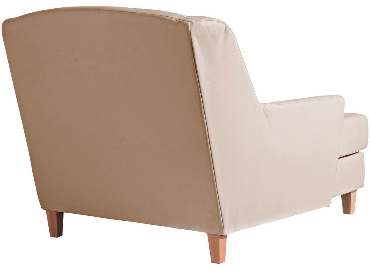 XXL-SESSEL JUDITH - Beige/Naturfarben, MODERN, Holz/Holzwerkstoff (136/107/142cm) - Max Winzer