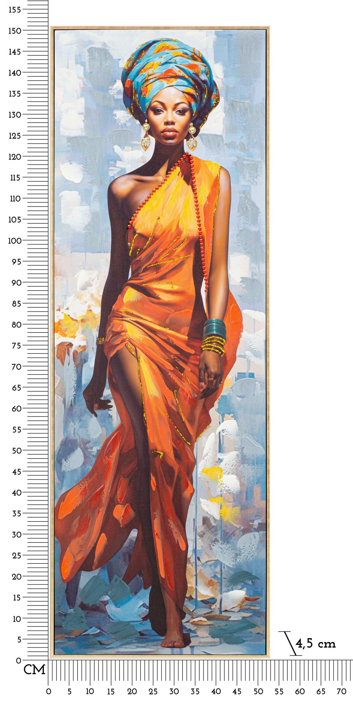 Leinwandbild Multicolor ca. 52x152cm - Basics, Holz/Textil (52/152/4.5cm)