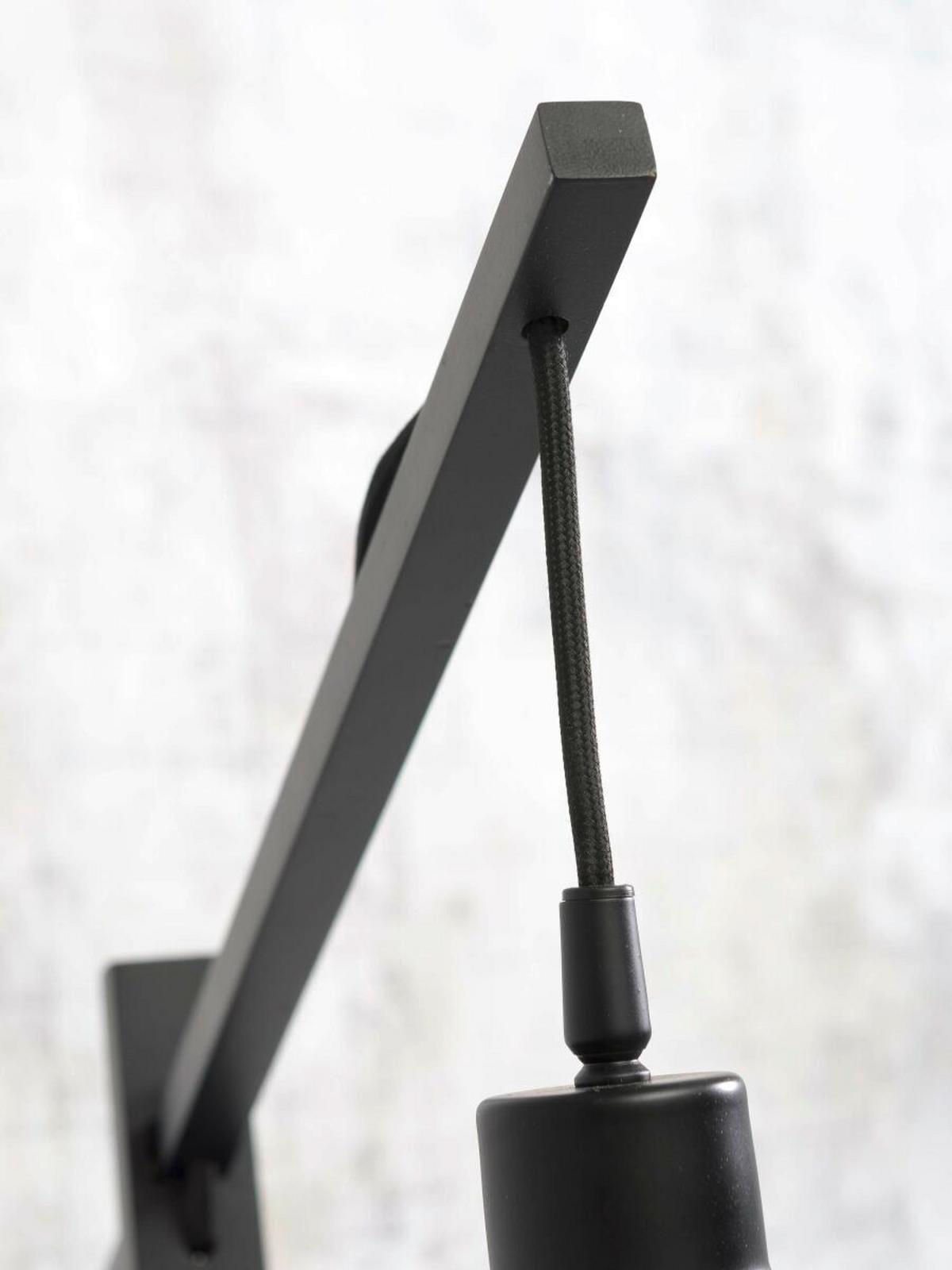 Stoječa Svetilka Cango, Črna - črna, Trend (150/40/62cm) - Good & Mojo