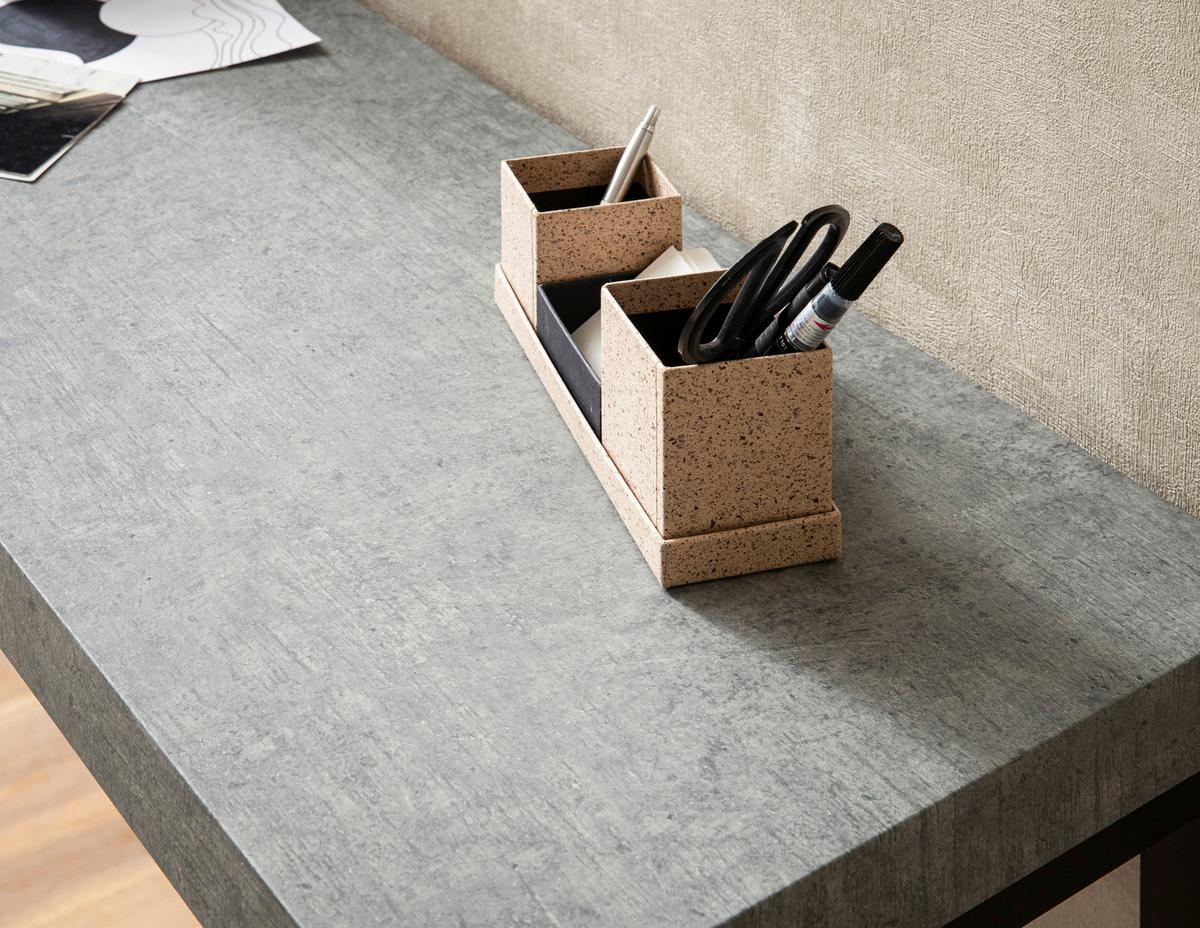 KONSOLENTISCH WL6.908 - Schwarz/Grau, Design, Holzwerkstoff/Metall (120/40/76cm) - MID.YOU