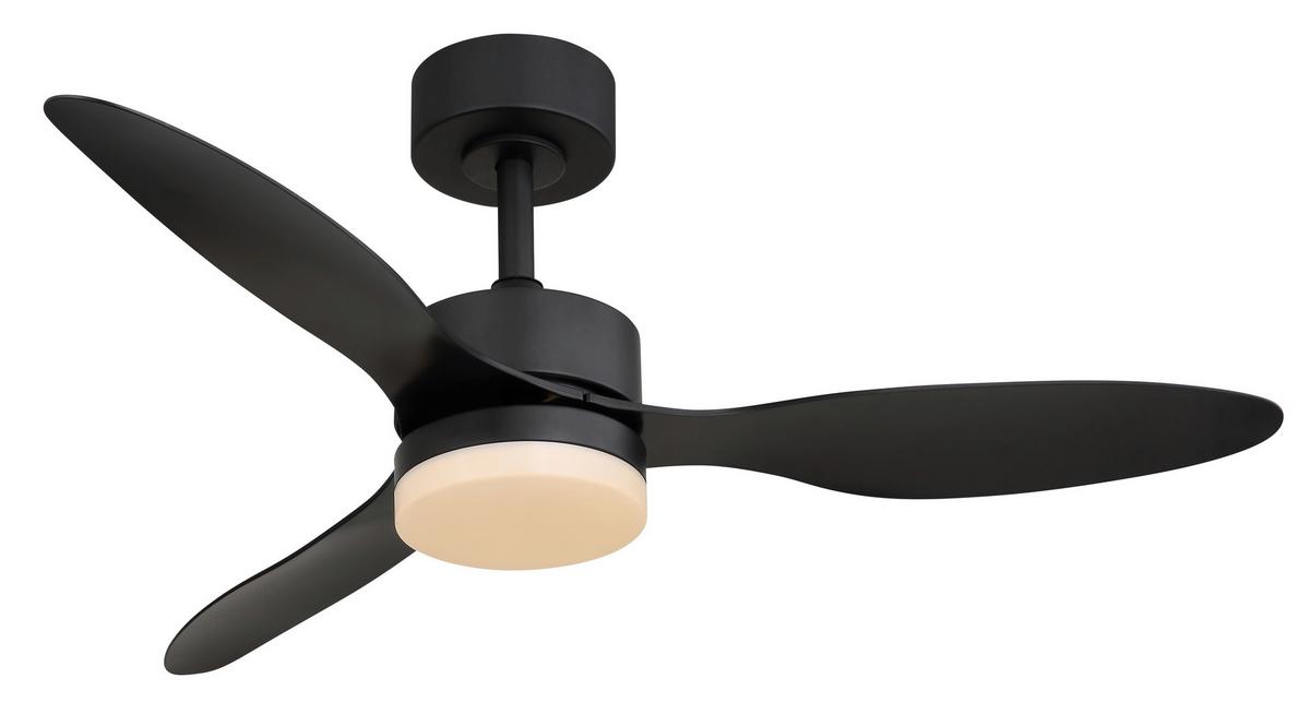 DECKENVENTILATOR 03608 BLACKWELL - Weiss/Schwarz, Konventionell, Kunststoff/Metall (106/40,5cm) - Globo