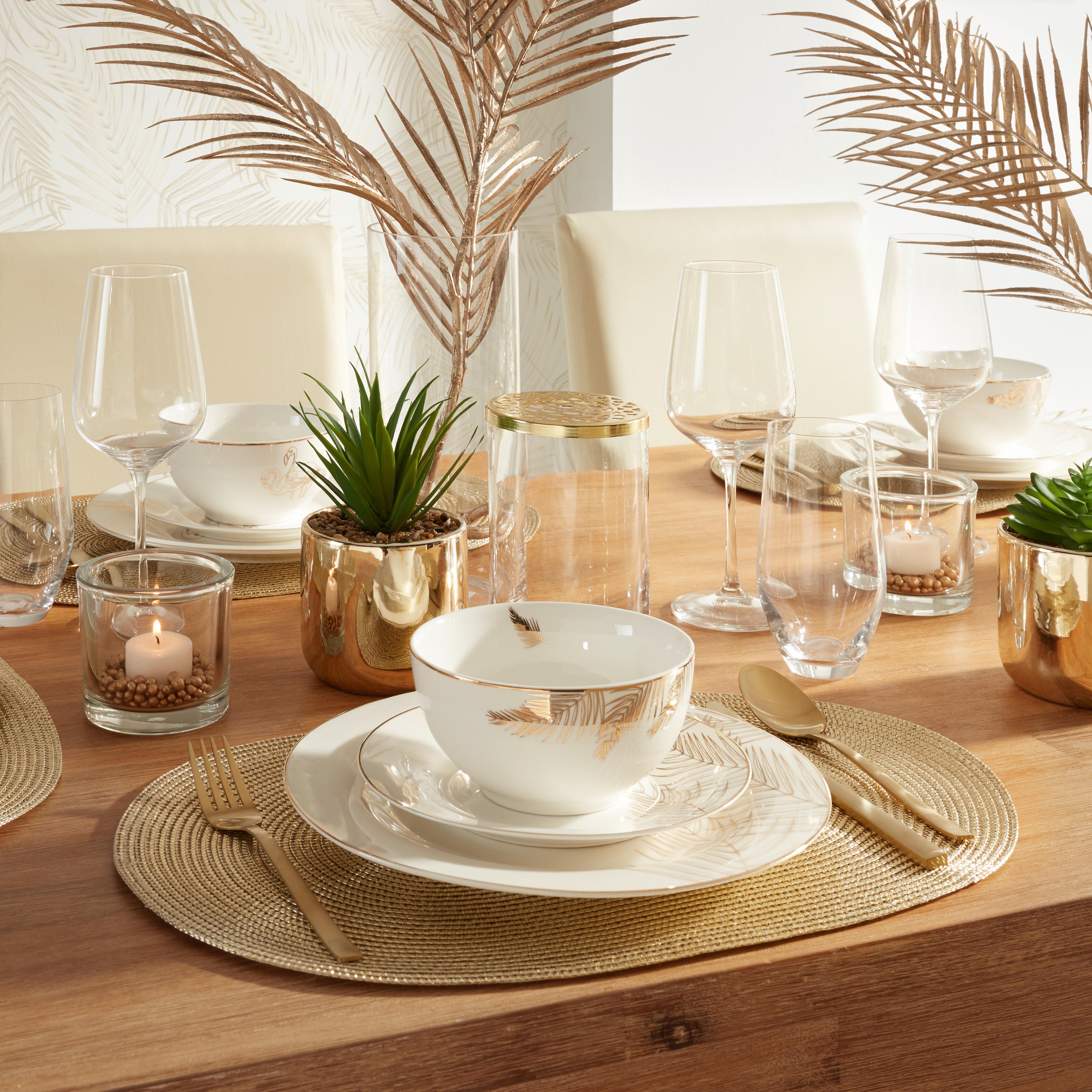 Besteckset Beverly aus Metall, 20-teilig - Goldfarben, Lifestyle, Metall - Premium Living