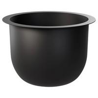 Übertopf Multivario Schwarz - Schwarz, MODERN, Kunststoff (24,0cm)