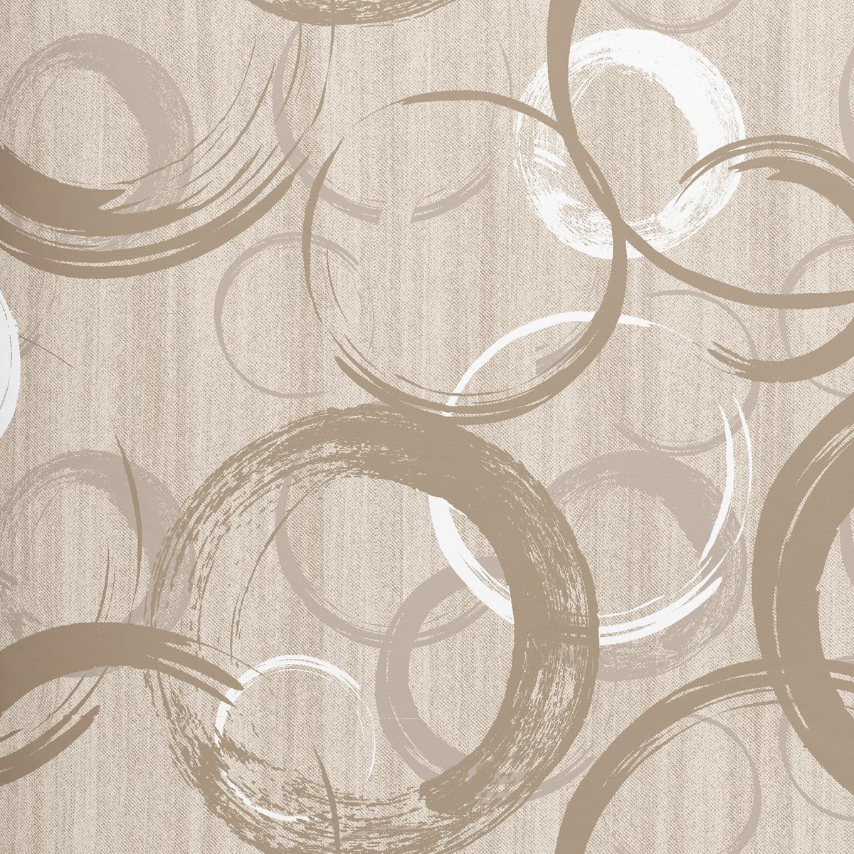 Bettwäsche New Circles Beige ca. 135x200cm - Beige, Textil (135/200cm) - Modern Living