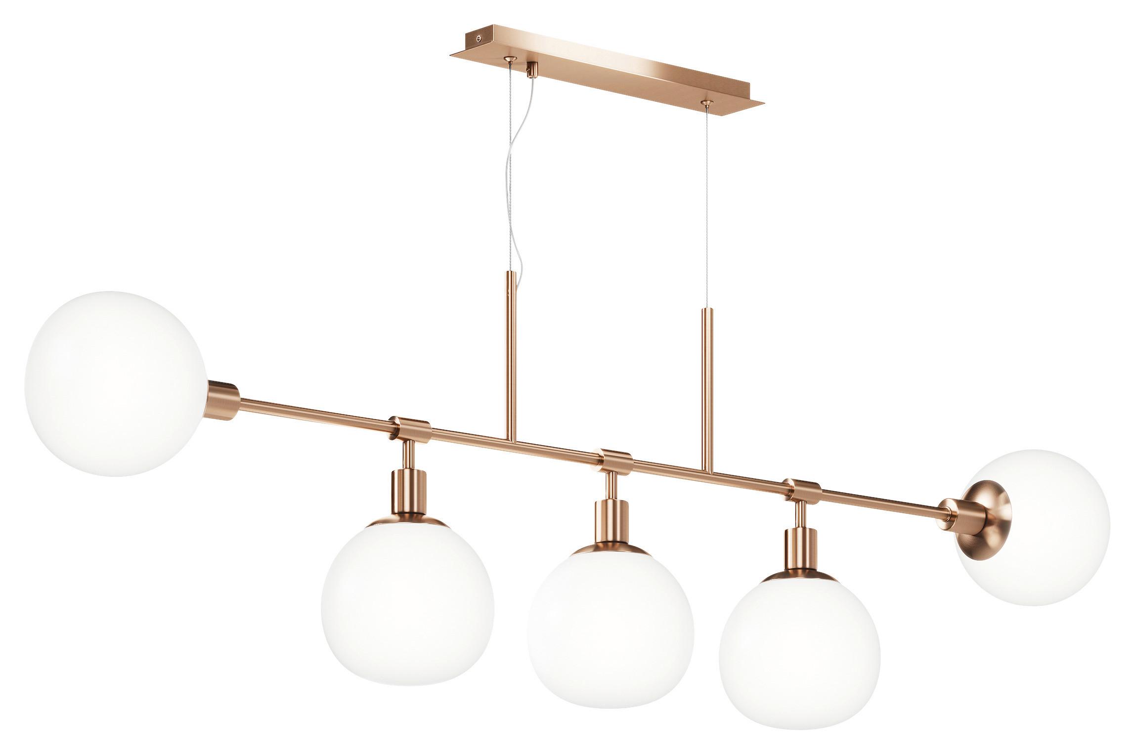 Pendelleuchte Erich Messingfarben max. 40 Watt - Messingfarben, Trend, Glas/Metall (120/37,3/15cm) - MAYTONI