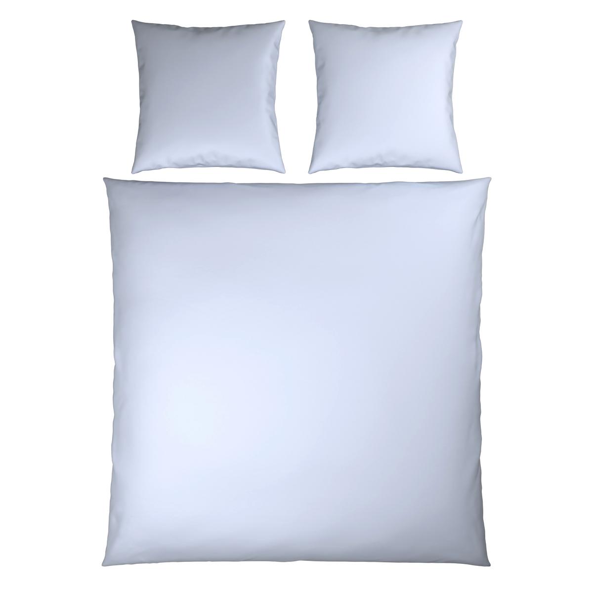 Bettwäsche Xenia Uni XXL Weiß ca. 200x200cm - Weiß, MODERN, Textil (200/200cm) - Premium Living