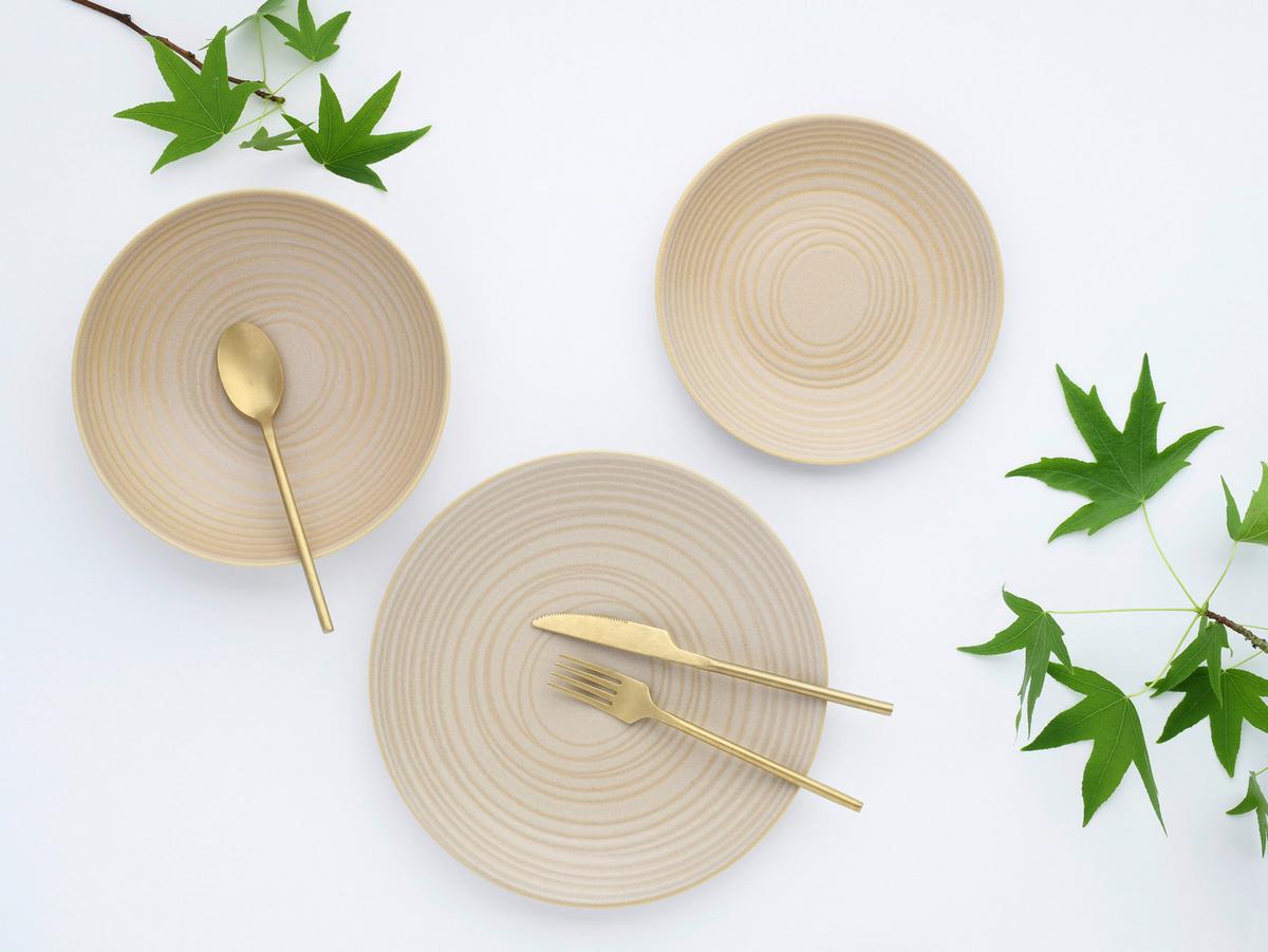 Kombinirani Servis Lava Stone Sand, 12-Delni - peščene barve, Basics, keramika - Creatable