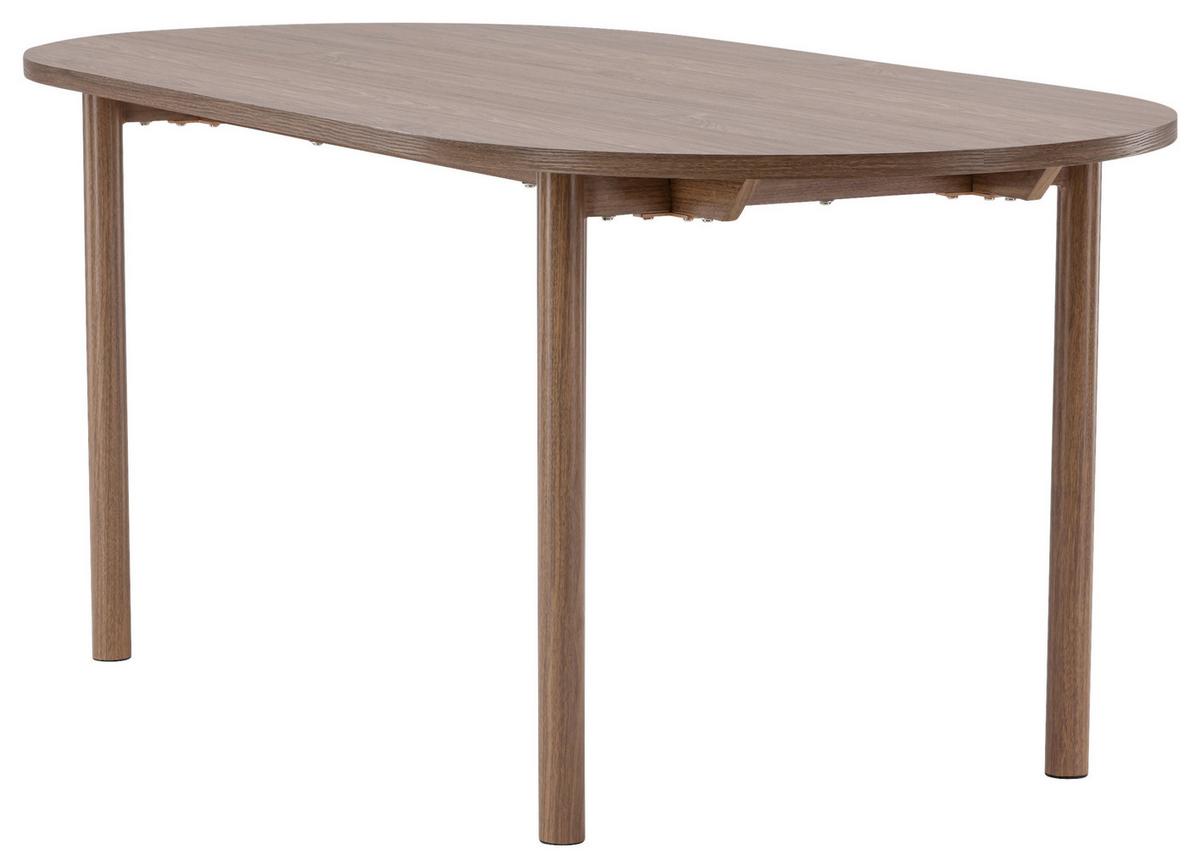 Esstisch Andy ca. 180x90x75 cm Braun - Braun, Design, Holzwerkstoff/Metall (180/90/75cm) - Livetastic