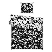 WENDEBETTWÄSCHESET ABSTRACT WENDE - Weiss/Schwarz, Konventionell, Textil (160/210cm) - Modern Living