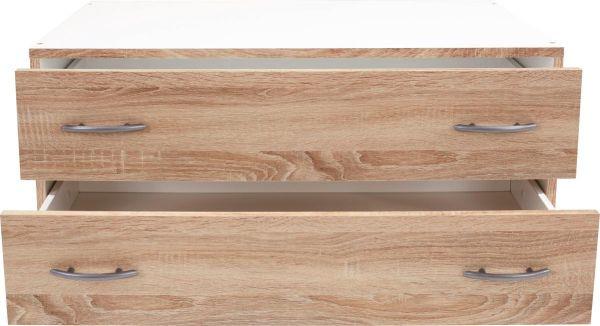 Schubladenbox Eiche 80x33x52cm - Eichefarben, KONVENTIONELL, Holzwerkstoff (80/33/52cm) - Modern Living