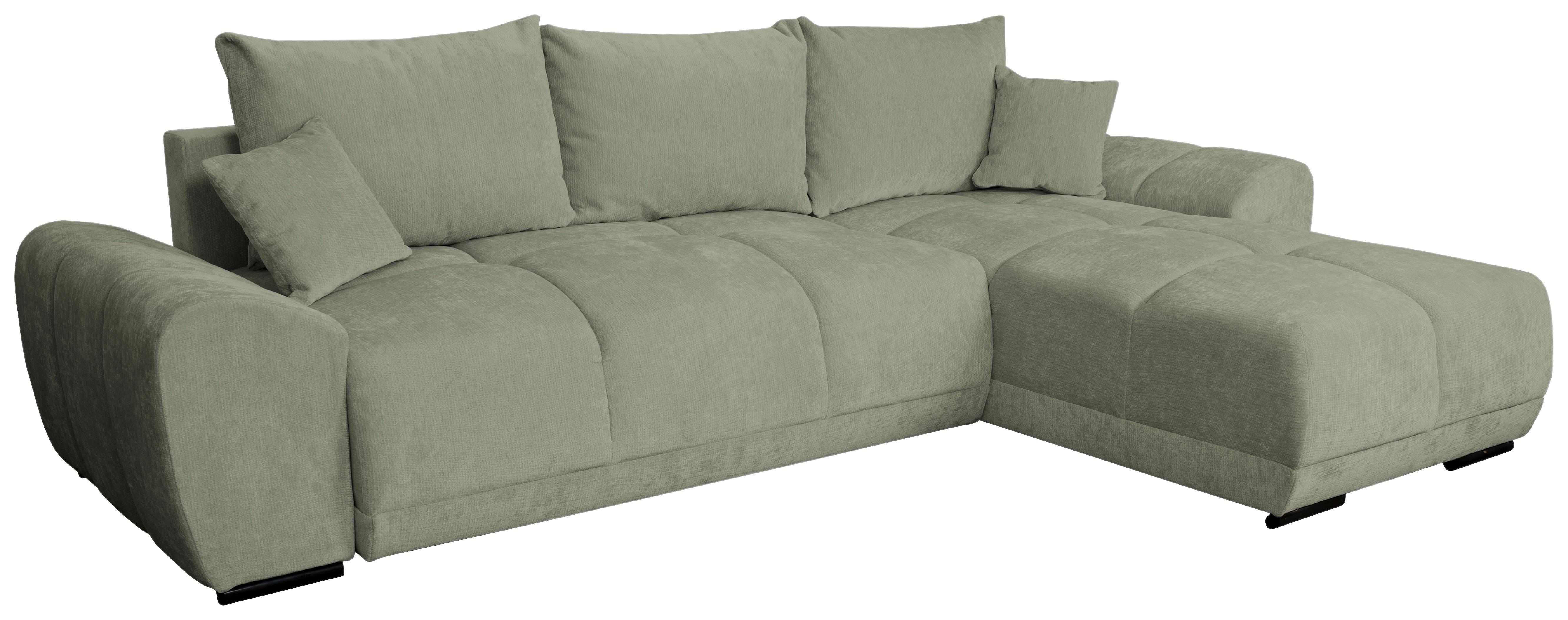 Coltar BONN - verde mentă, Modern, textil (296/89/182cm) - Modern Living