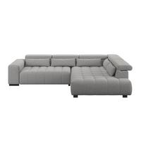Kutna Garnitura Matera - tamno siva/crna, Trend, tekstil/drvo (311/226cm)