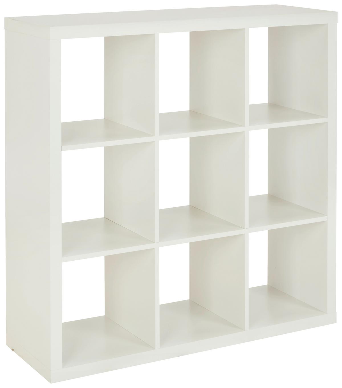 Raumteiler Style in Weiß ca. 112x112x38 cm - Weiß, MODERN, Holzwerkstoff (112/112/38cm) - Mömax