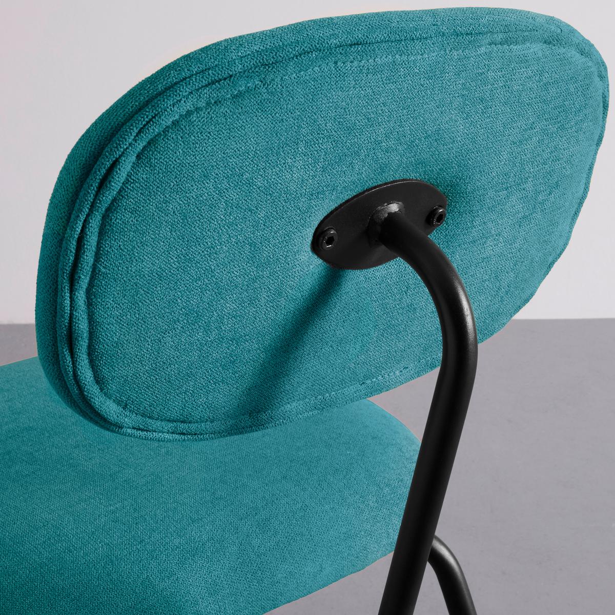 Szék Párban Pino - türkiz/fekete, Modern, textil/fa (46/80/55cm) - Bessagi Home