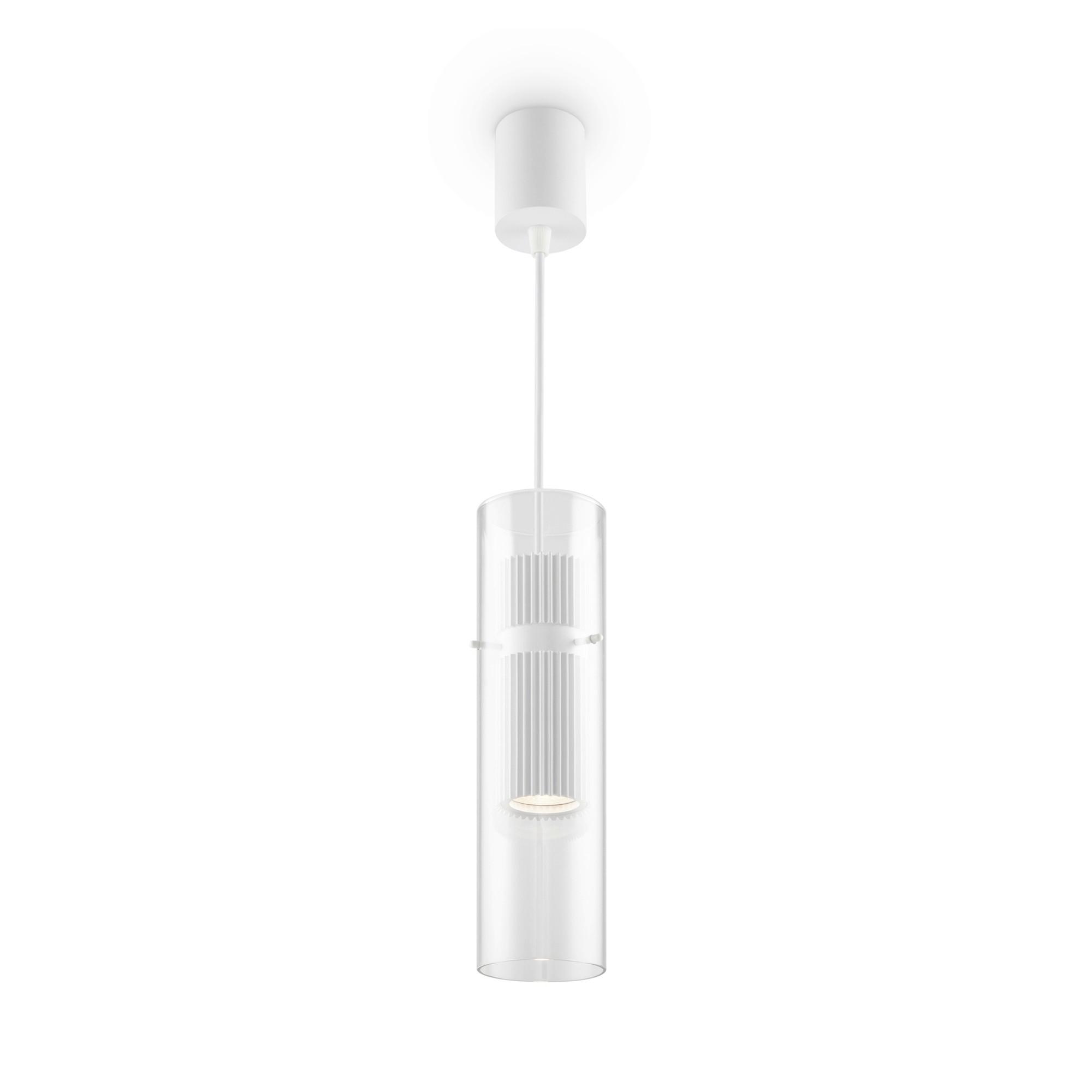 Pendelleuchte Dynamics - Weiss/Transparent, Trend, Glas/Metall (8/32cm) - MAYTONI
