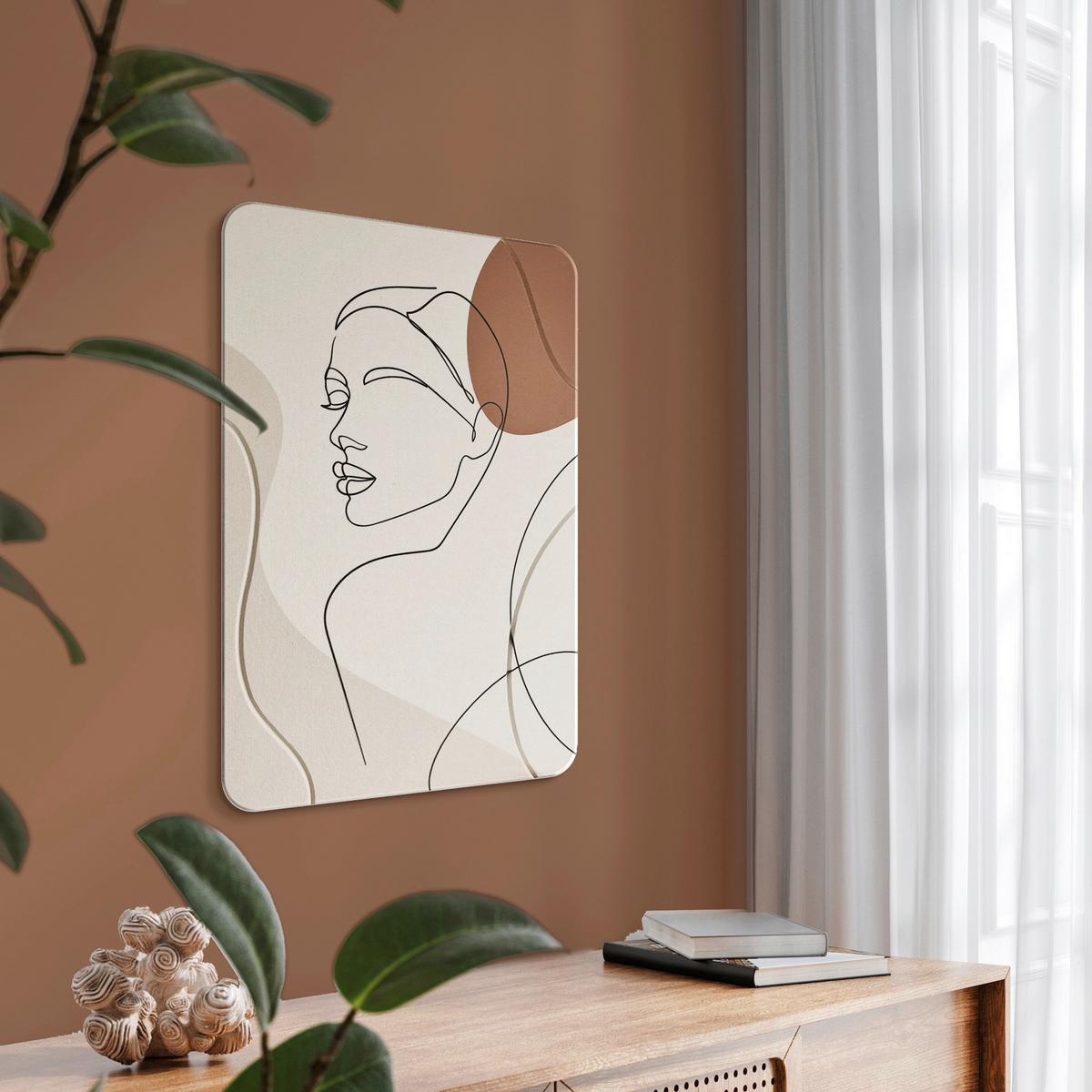 Akustični Panel Milla - bež/rjava, tekstil (60/90cm) - Premium Living