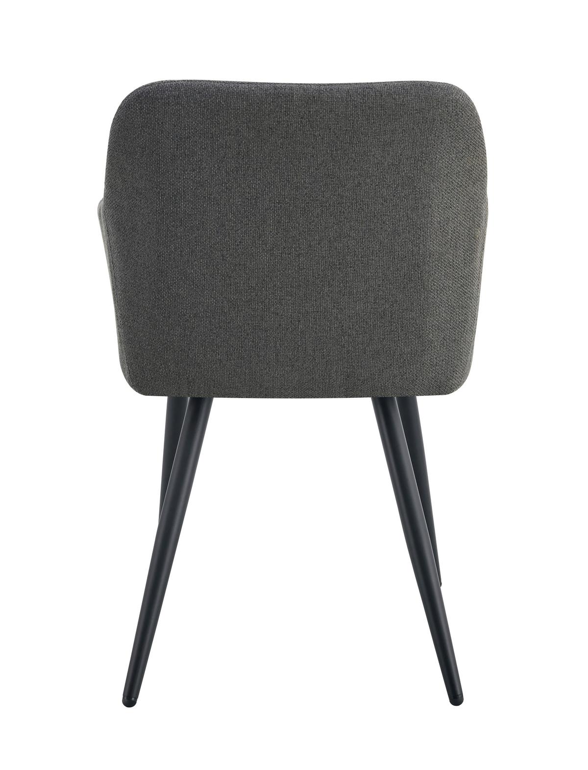 Set Stolov Lea, Antracit, 2 Kos - črna/antracit, Moderno, kovina/tekstil (56/83/60cm) - MID.YOU