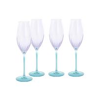 Set Kozarcev Za Penino Spring, 4-Delni - večbarvno, Basics, steklo (210ml) - Creatable
