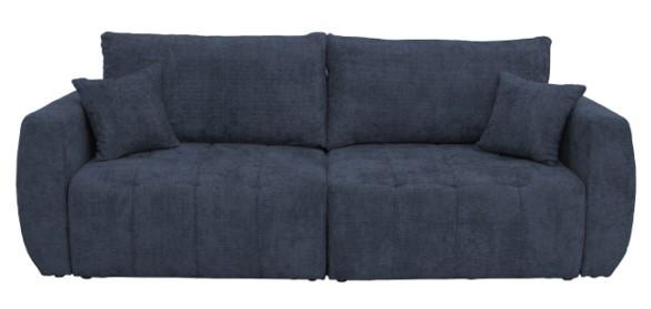 Trosjed Na Razvlačenje Bali - siva/tamno plava, Moderno, drvo/tekstil (245/74-90/104cm) - Luca Bessoni